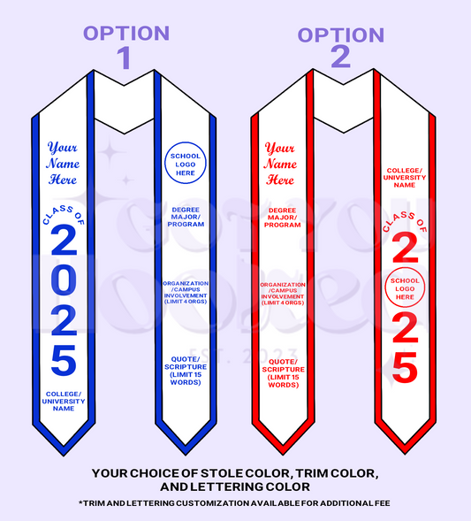 Curated Collegiate Stoles